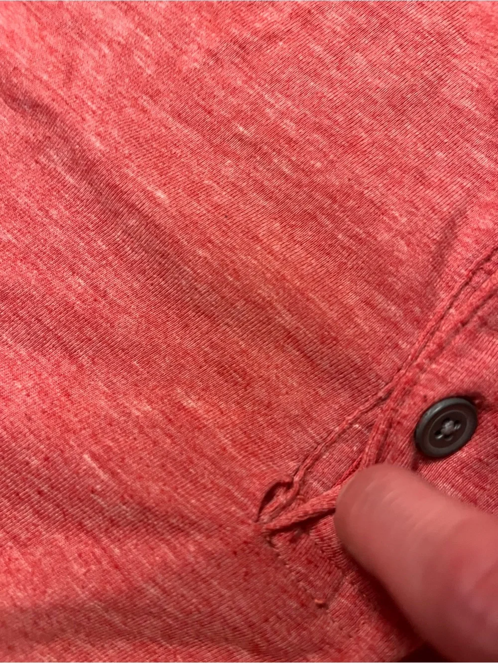 Heather red Banana Republic vintage polo